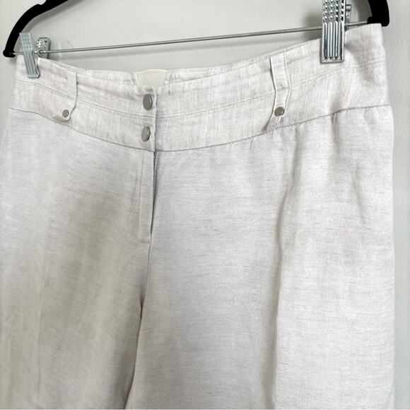 Alfani Women’s Relaxed Fit Wide Leg Resort Wear Linen Pants, Size 10 - Picture 2 of 7
